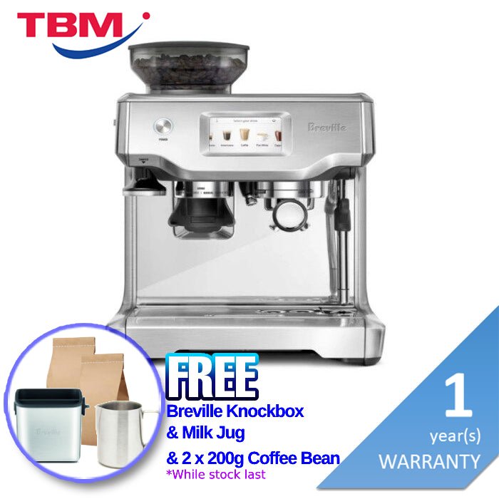 Breville BES880 Espresso Machine Barista TFT Touch Screen | TBM Online