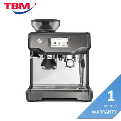 Breville BES880BST Espresso Machine Barista Tft Touch Screen Black Stainless Steel | TBM Online