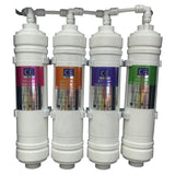 CE Integrated CE-ADWF40C Water Filter Cartridge For Four Filter (Sediment/Pre Carbon + Silver Carbon/Alkaline/UF Membrane) | TBM Online