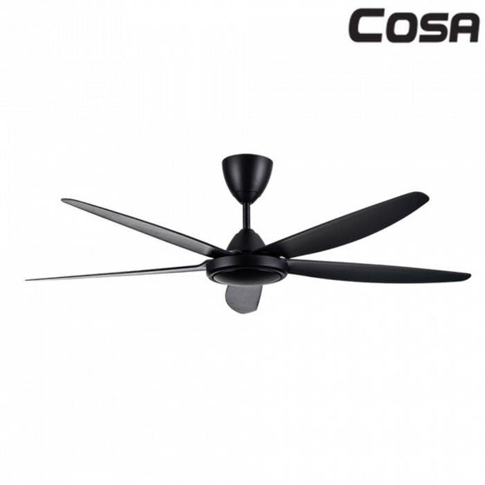 Cosa COSA M1 56/5B MATT BLACK Ceiling Fan 56 Inch 5 Blades Matt Black | TBM Online