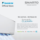 Daikin IN:FTKH35BV1MF Air Cond 1.5Hp Wall Mounted Smarto Inverter Gas R32 | TBM Online