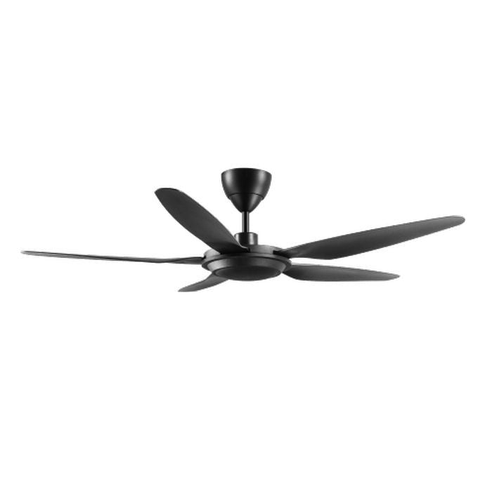 Deka DS11 MATT BLACK Ceiling Fan 56'' 5 Blades Matt Black | TBM - Your Neighbourhood Electrical Store