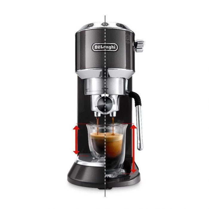 DeLonghi EC885.GY Dedica Arte Manual Espresso Coffee Machine Grey | TBM Online