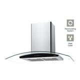 Elba EH-J9034ST(SS) Cooker Designer Hood 1400M3/HR | TBM Online