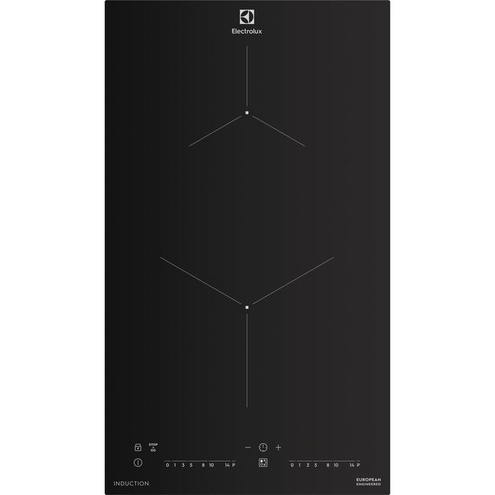 Electrolux EHI325CA Built-In Induction Hob 2 Zone Touch Control Panel Ceramic Glass 30CM Black | TBM - Your Neighbourhood Electrical Store