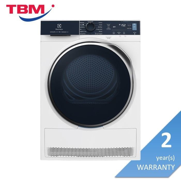Electrolux EDH803Q7WB Heat Pump Dryer UltimateCare 8.0 kg | TBM - Your Neighbourhood Electrical Store