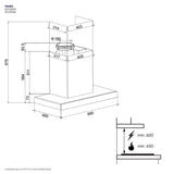 Electrolux ECC9310S Chimney Hood 90CM | TBM Online