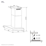 Electrolux ECC9788S Chimney Extractor Hood 90cm | TBM Online
