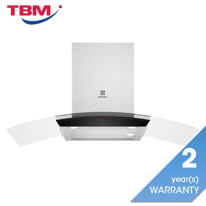 Electrolux ECT9520G 90CM Glass Chimney Hood | TBM Online