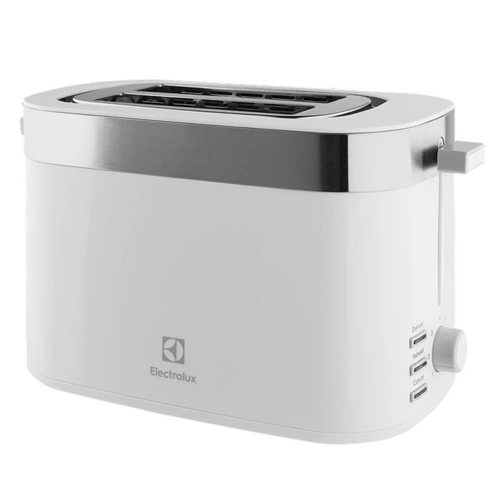 Electrolux E2TS1-100W Toaster 2 Slice With Cover White | TBM - Your Neighbourhood Electrical Store