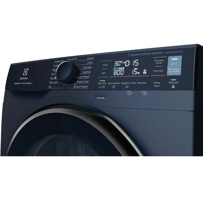 Electrolux EWW1142R7MB Front Load Washer 11.0KG Dryer 7.0KG ECO Inverter | TBM Online