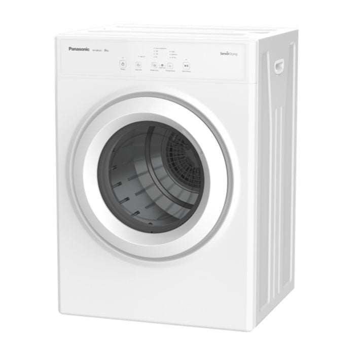 Panasonic NH-E80JA1WMY Vented Dryer 8.0KG Heating With Smart PTC Heater | TBM - Your Neighbourhood Electrical Store