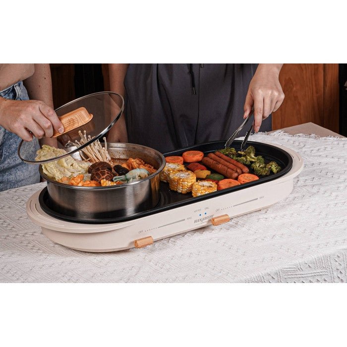 Hanabishi HA3919SB Electric Hot Pot With BBQ Grill | TBM Online