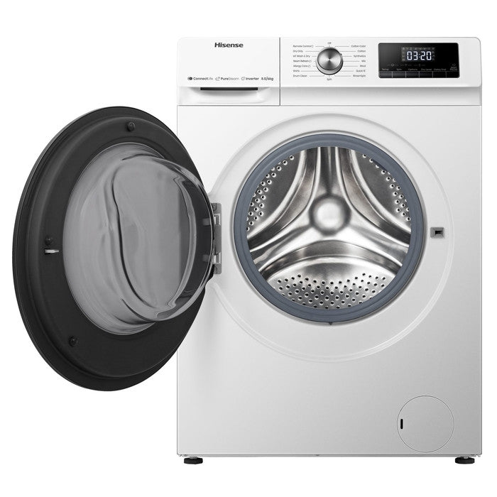 Hisense WD3Q8543BW Front Load Washer And Dryer 8.5kg 6.0kg | TBM Online