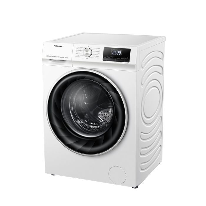Hisense WFQY8514VJM Front Load Washing Machine White | TBM Online