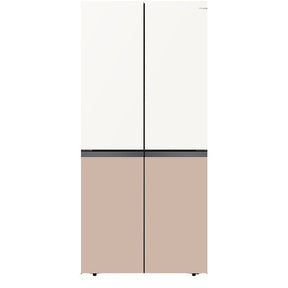 Hisense RQ768N4AW-KU 4 Doors Fridge R600A Inverter White Khaki Glass 720L | TBM Online