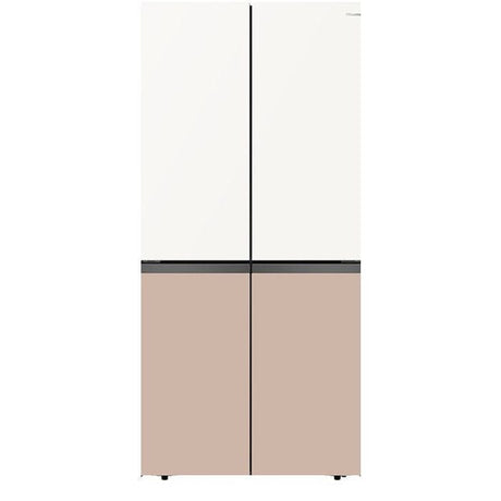 Hisense RQ768N4AW-KU 4 Doors Fridge R600A Inverter White Khaki Glass 720L | TBM Online