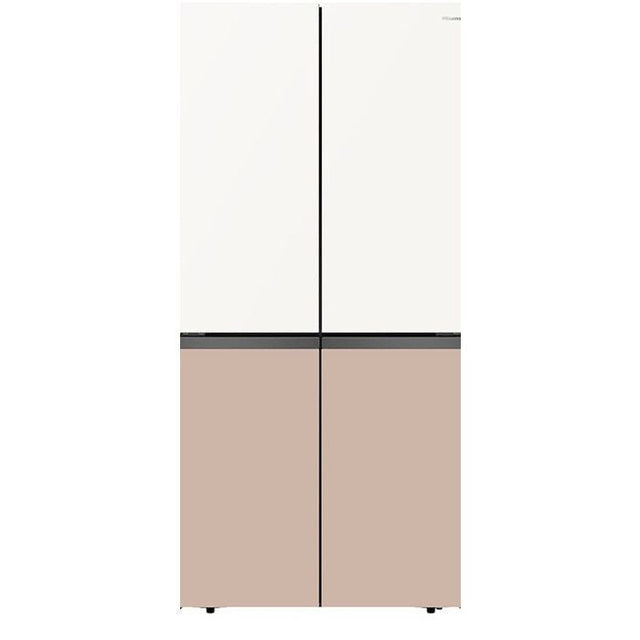 Hisense RQ768N4AW-KU 4 Doors Fridge R600A Inverter White Khaki Glass 720L | TBM Online