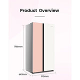 Hisense RS688N4AW-PU Side-By-Side Fridge 620L Inverter | TBM Online