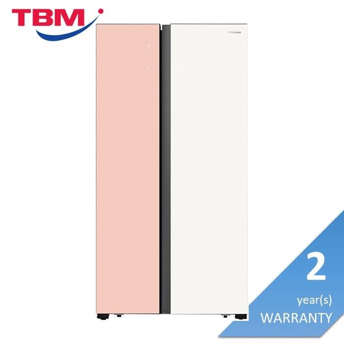 Hisense RS688N4AW-PU Side-By-Side Fridge 620L Inverter | TBM Online