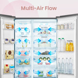Hisense RS688N4AW-PU Side-By-Side Fridge 620L Inverter | TBM Online
