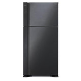 Hitachi R-V710P7M-1 BBK Fridge 2 Doors G601L Inverter Stylish Series Brilliant Black | TBM Online