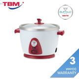 Khind RC110M Anshin Conventional Rice Cooker SS Inner Pot 1.0L White | TBM Online