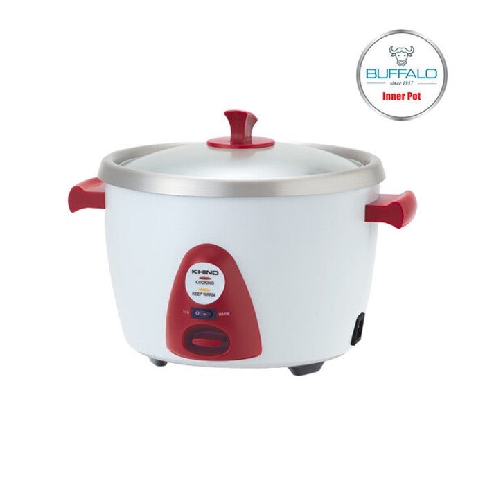 Khind RC110M Anshin Conventional Rice Cooker SS Inner Pot 1.0L White | TBM Online