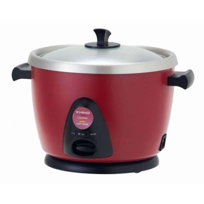 Khind RC118M RED Anshin Conventional Rice Cooker SS Pot 1.8L Red | TBM Online