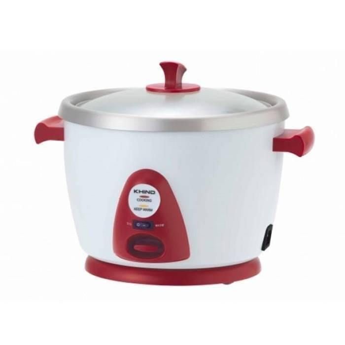 Khind RC118M WHITE Anshin Conventional Rice Cooker SS Pot 1.8L Pearl White | TBM - Your Neighbourhood Electrical Store