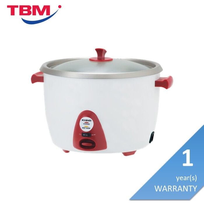 Khind RC128M PW Anshin Rice Cooker 2.8L Pearl White | TBM - Your Neighbourhood Electrical Store