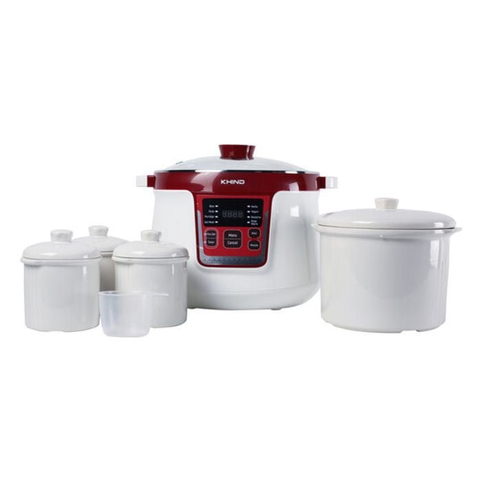 Khind DB32N Double Boiler 3.2L Ceramic Pot White | TBM - Your Neighbourhood Electrical Store