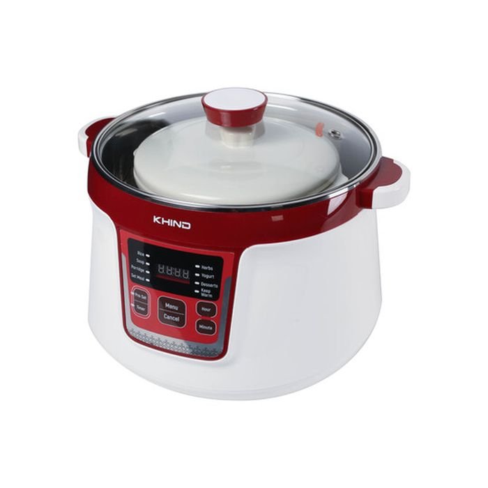 Khind DB32N Double Boiler 3.2L Ceramic Pot White | TBM - Your Neighbourhood Electrical Store