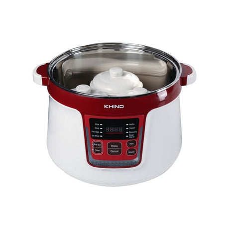 Khind DB32N Double Boiler 3.2L Ceramic Pot White | TBM Online