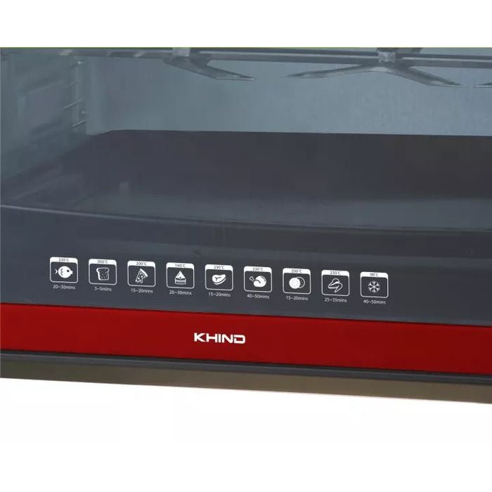 Khind OT52R Oven Toaster 52L With Rotisseries Black | TBM Online