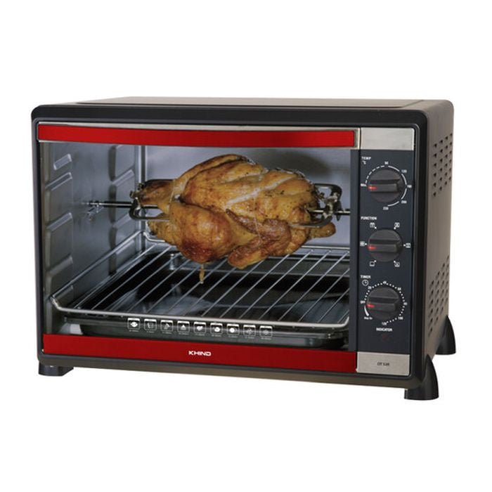 Khind OT52R Oven Toaster 52L With Rotisseries Black | TBM Online