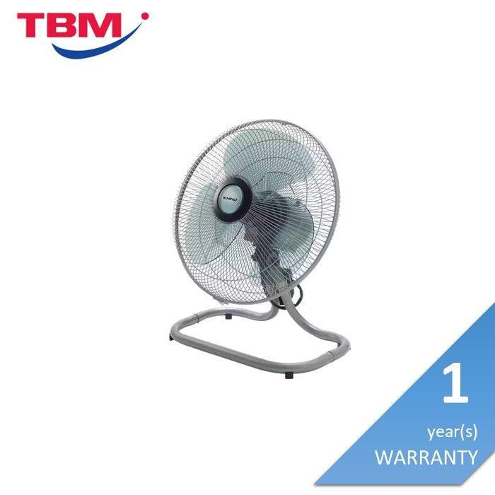 Khind FF1611 Floor Fan 16" Silver | TBM Online