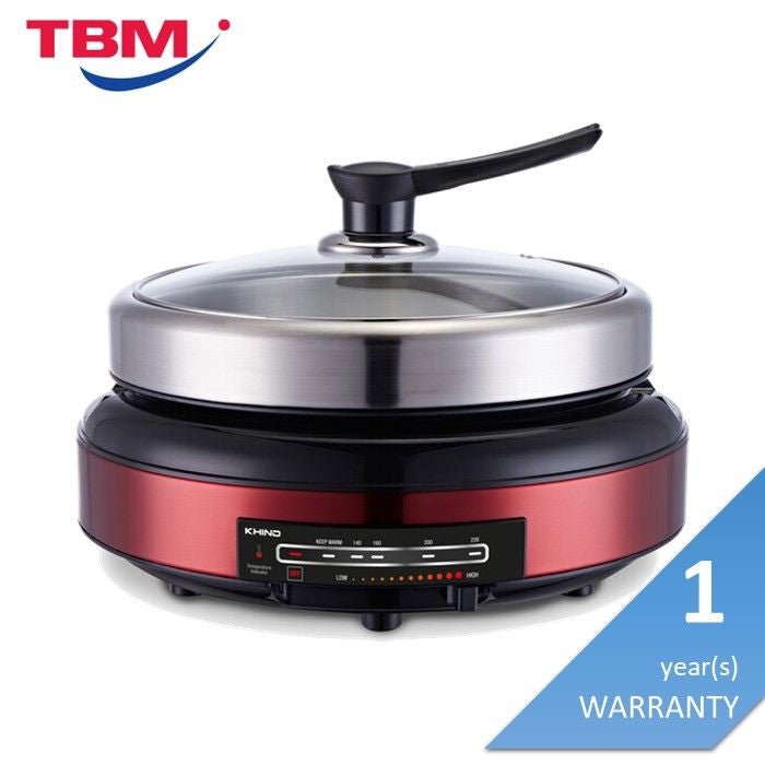 Khind MC388 Multi Cooker 1300-1500W Red | TBM Online