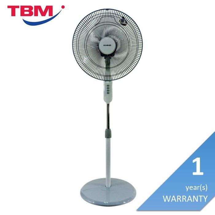 Khind SF1682SE Stand Fan 16" Winter Grey | TBM - Your Neighbourhood Electrical Store