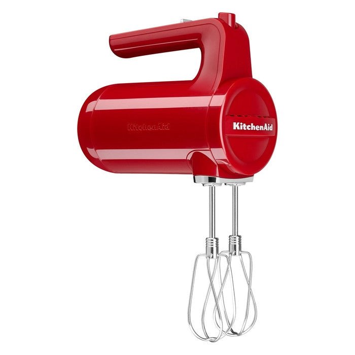 KitchenAid 5KHMB732GER Hand Mixer Cordless 7 Speed - Empire Red | TBM Online
