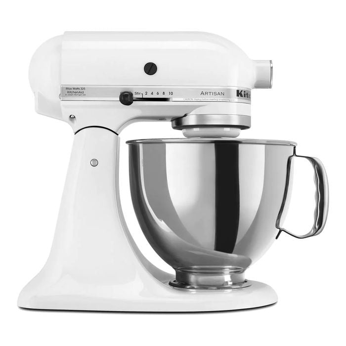 KitchenAid 5KSM150PSBWH Stand DD Mixer 4.8L White | TBM - Your Neighbourhood Electrical Store