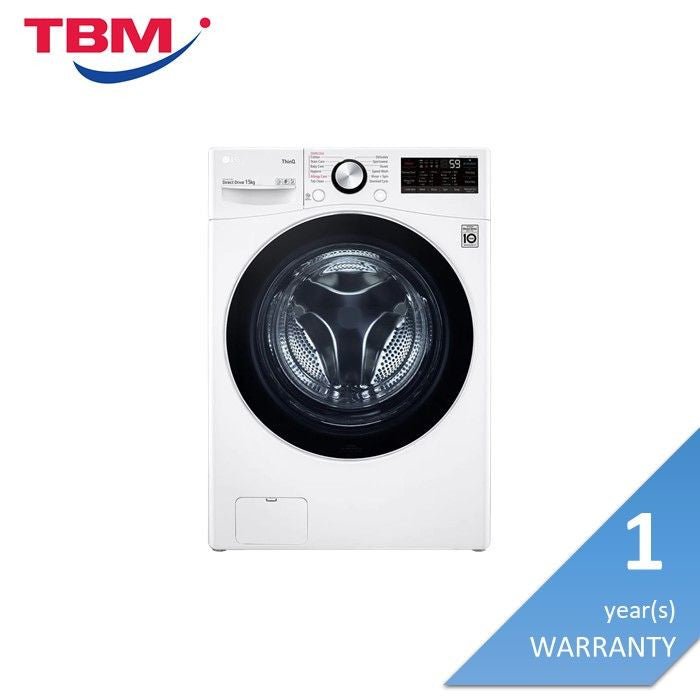 LG F2515STGW Front Load Washer 15.0KG Inverter Direct Drive 6 Motions NFC Tag On | TBM Online