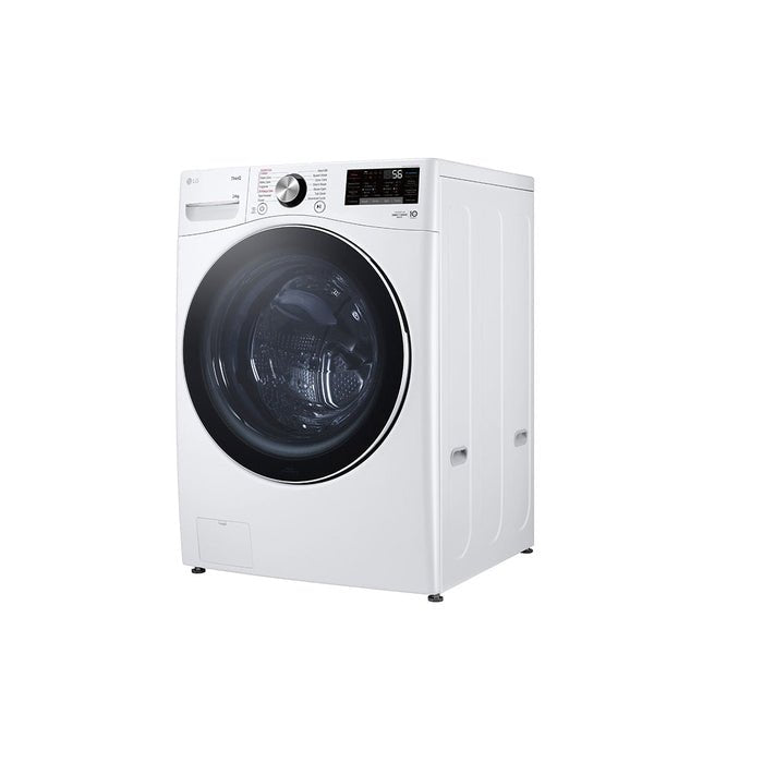 LG F2724SVRW Front Load Washer 24.0kg Tempered Glass Door | TBM Online