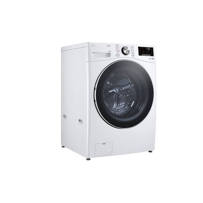 LG F2724SVRW Front Load Washer 24.0kg Tempered Glass Door | TBM Online