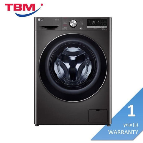 LG FV1412S3B Front Load Washer 12.0 kg TurboWash 360 Tempered Glass Door | TBM Online