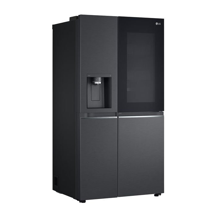 LG GC-X257CQES Fridge Side By Side Smart Inverter Wifi N635L Matte Black | TBM Online