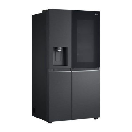 LG GC-X257CQES Fridge Side By Side Smart Inverter Wifi N635L Matte Black | TBM Online
