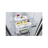 LG GC-X257CQES Fridge Side By Side Smart Inverter Wifi N635L Matte Black | TBM Online