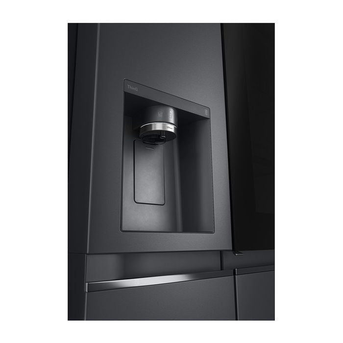 LG GC-X257CQES Fridge Side By Side Smart Inverter Wifi N635L Matte Black | TBM Online