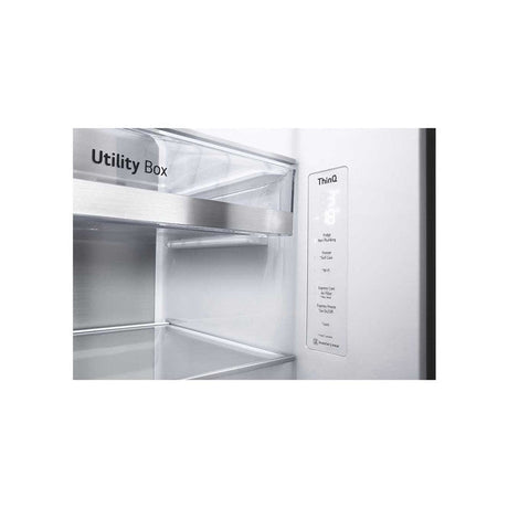 LG GC-X257CSES Side-By-Side Fridge Smart Inverter WiFi N635L Noble Silver | TBM Online